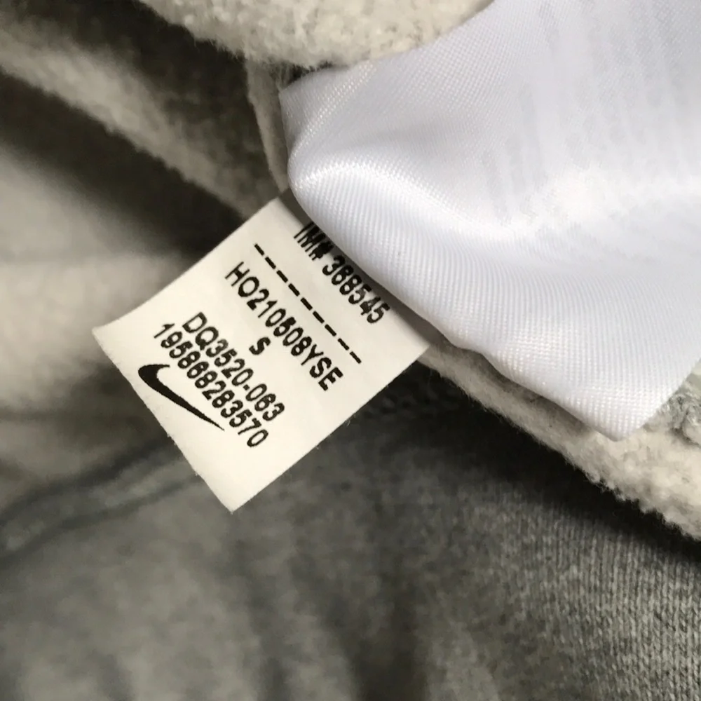 Nike Gray Hoodie with‎ Smiley Face Graphics